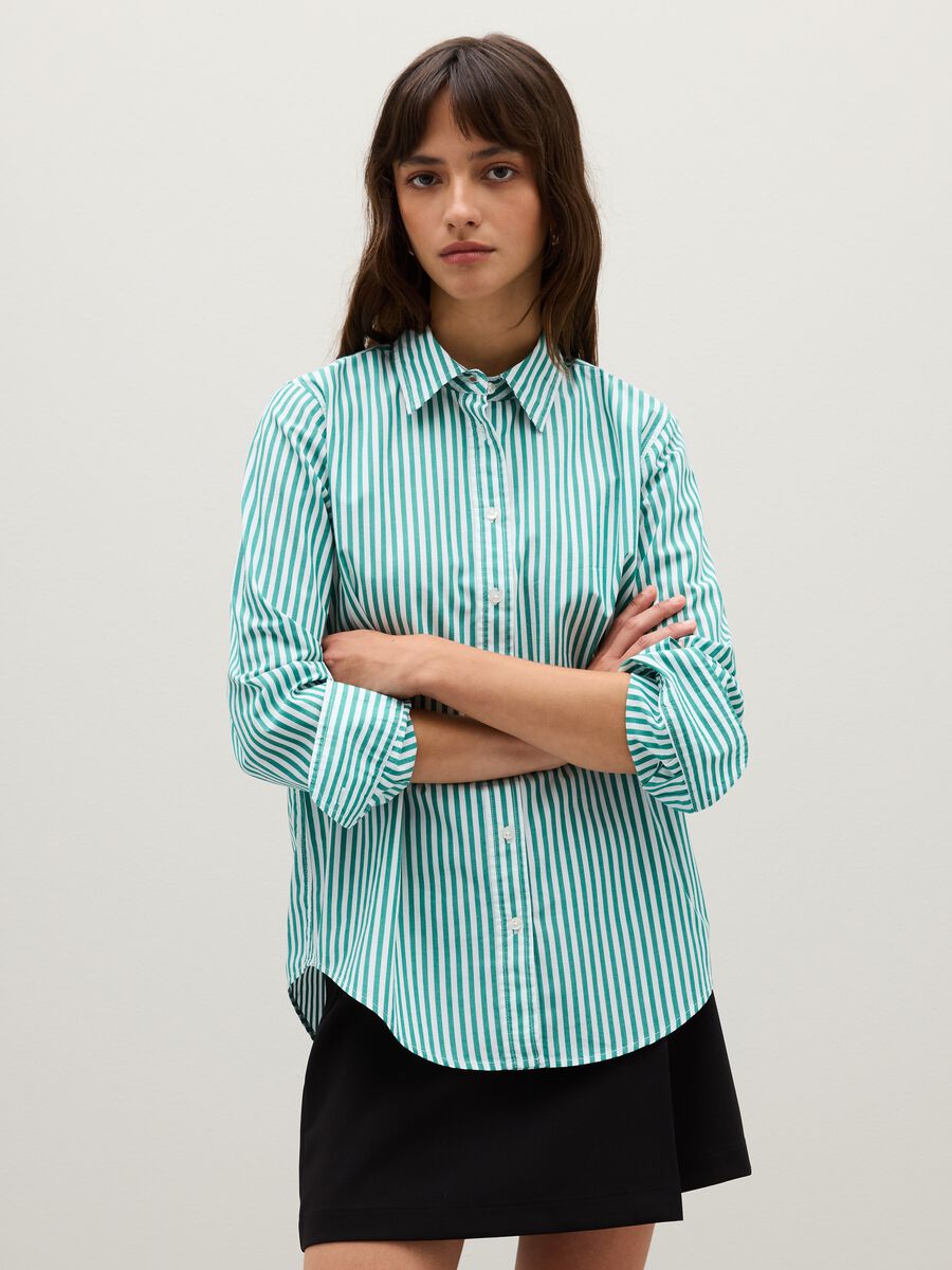 Multicolour Regular Fit Pure Cotton Shirt_0