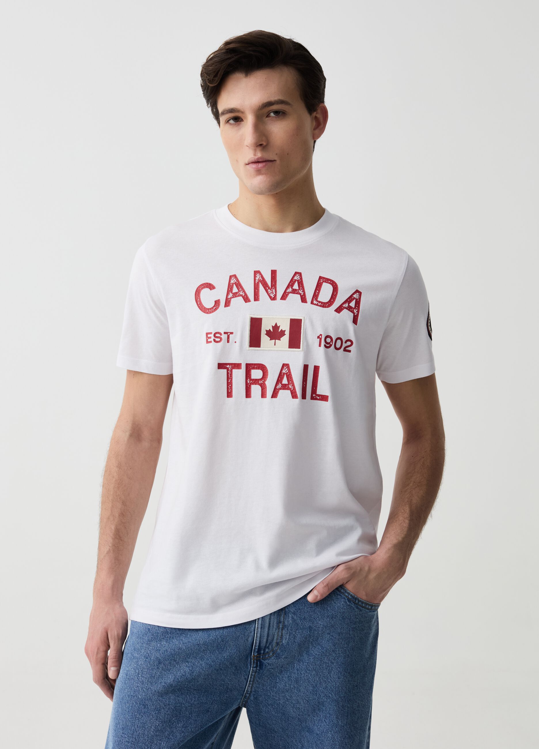 Ovs T-shirt con stampa Canada Trail
