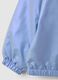Girl's blue fabric jacket, regular fit_2