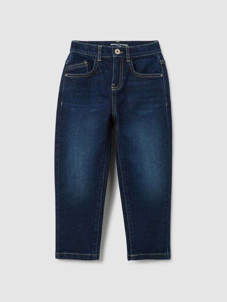 Children's loose fit denim jeans_0