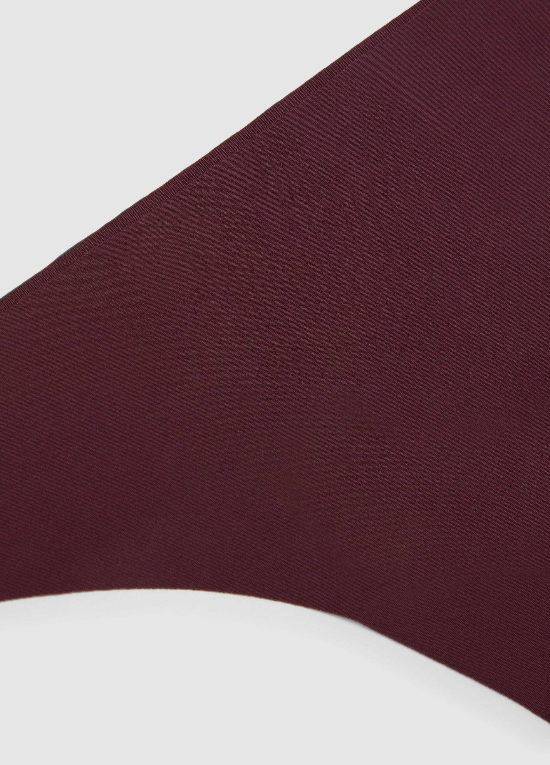 Purple Brazilian briefs in stretch fabric