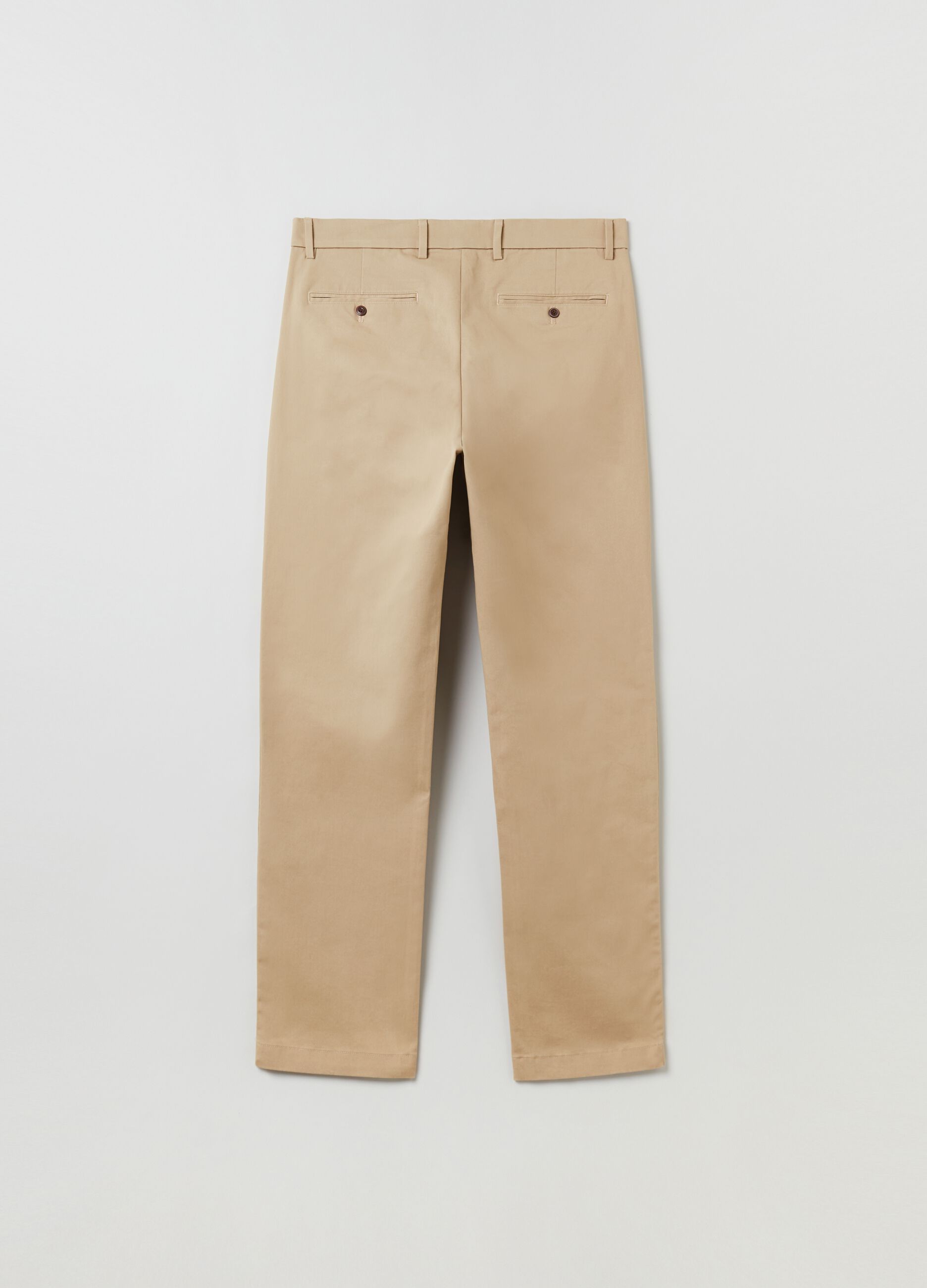Pantaloni chino skinny fit in cotone stretch
