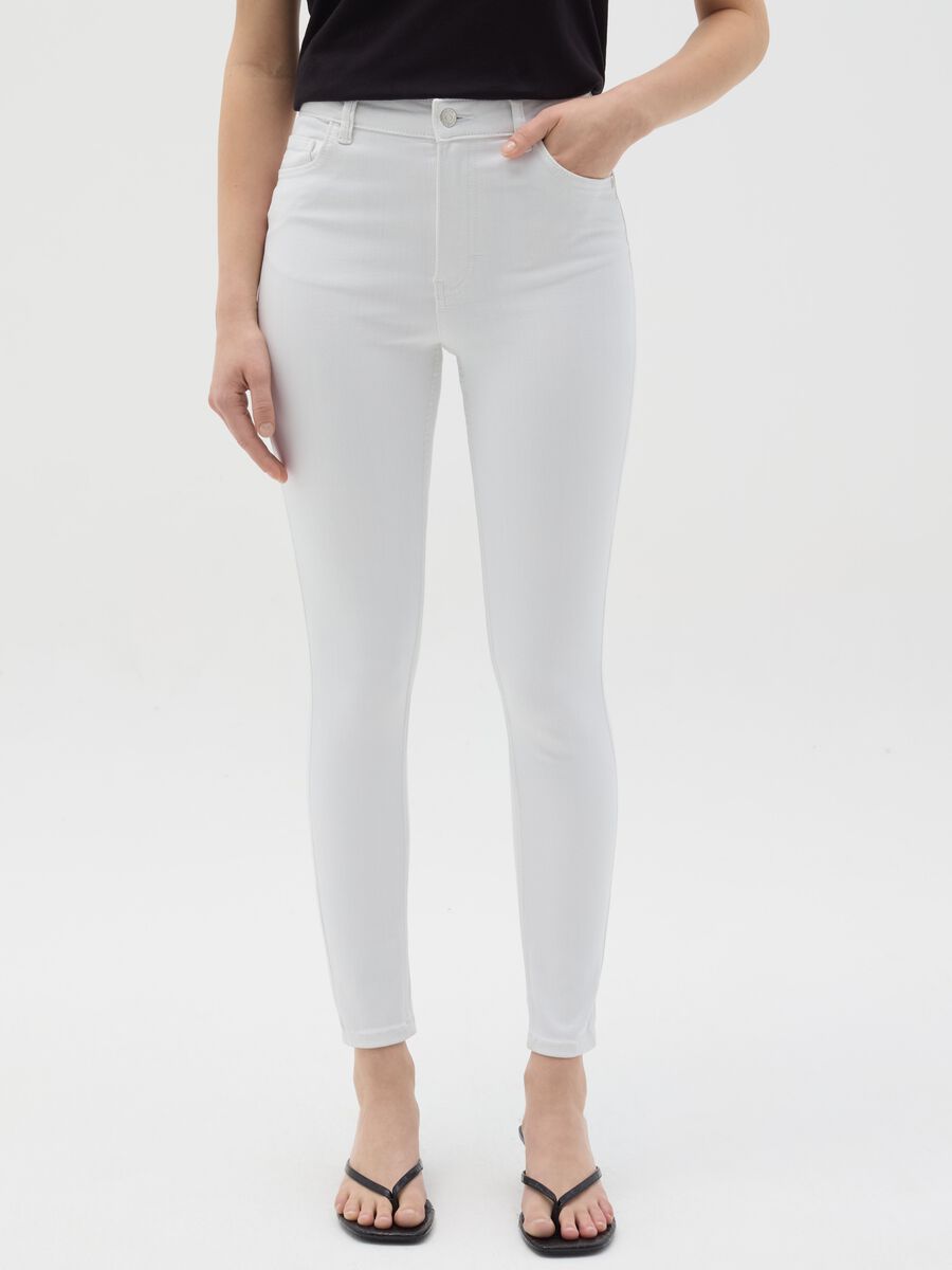 Skinny-fit high rise jeans_1