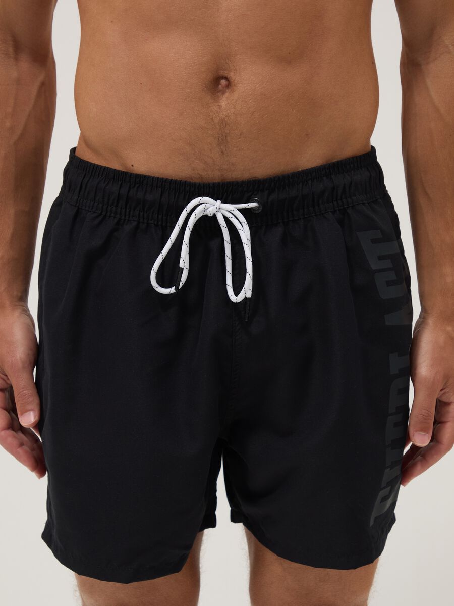 Costume boxer nero con coulisse_1