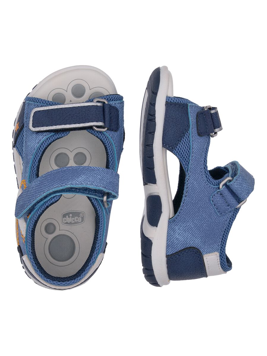 Sandali multicolor con chiusura a strappo per bambini_1