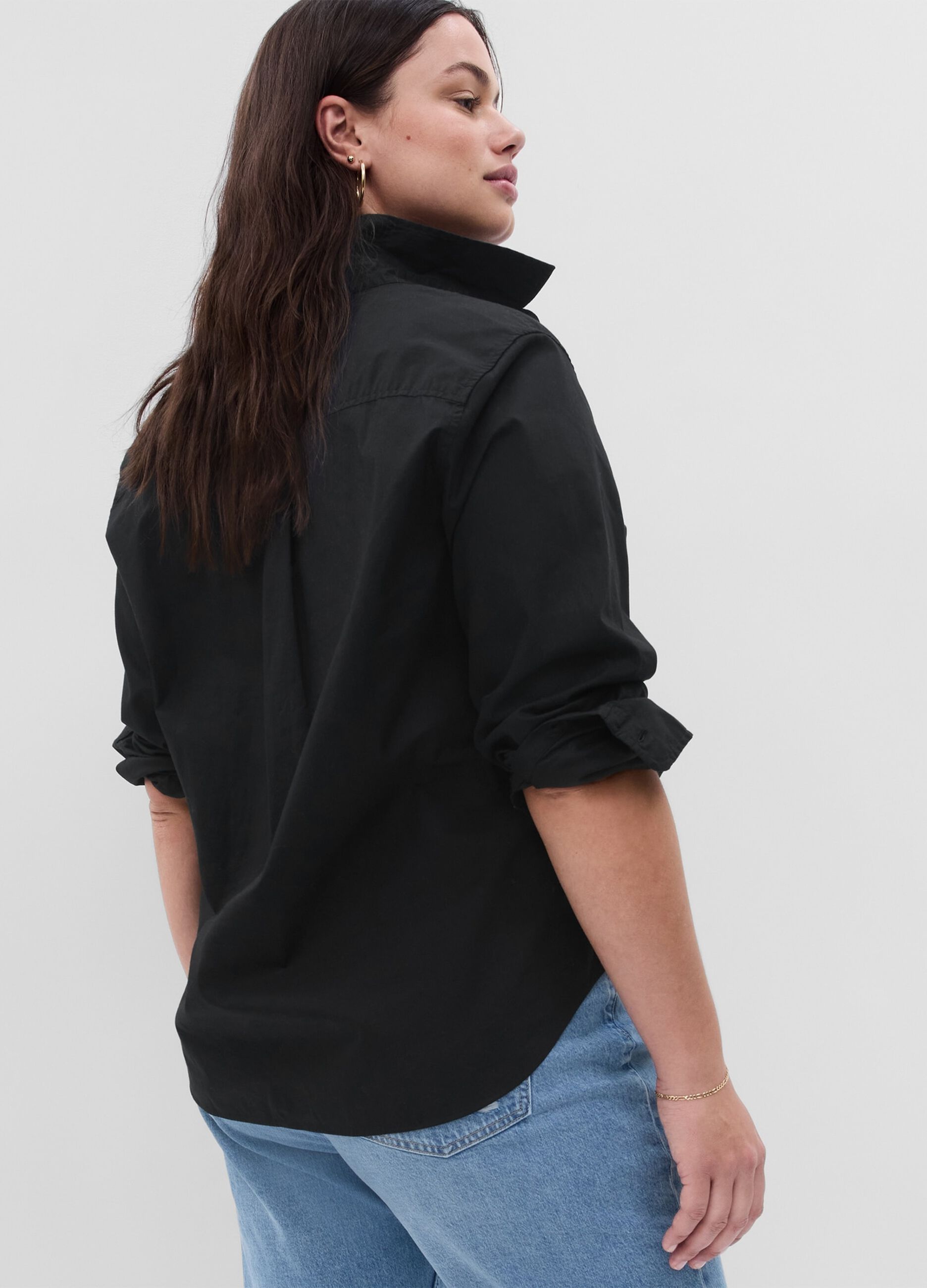 Cotton shirt with pocket