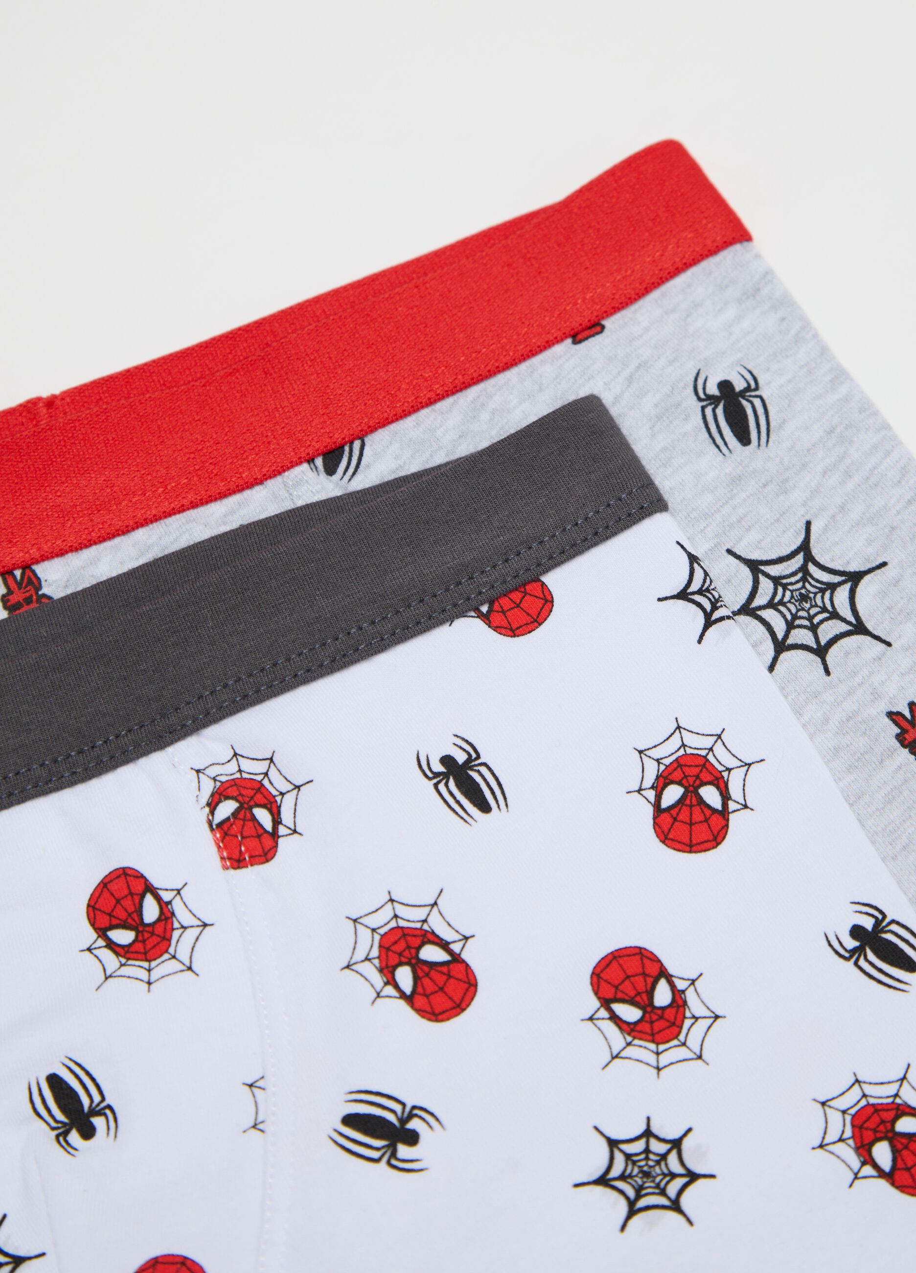 Tripack boxer con fantasia Spiderman