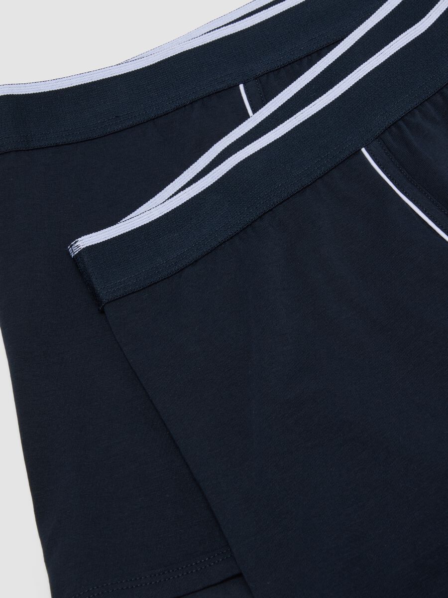 Two-pack of blue stretch Supima cotton boxers_1