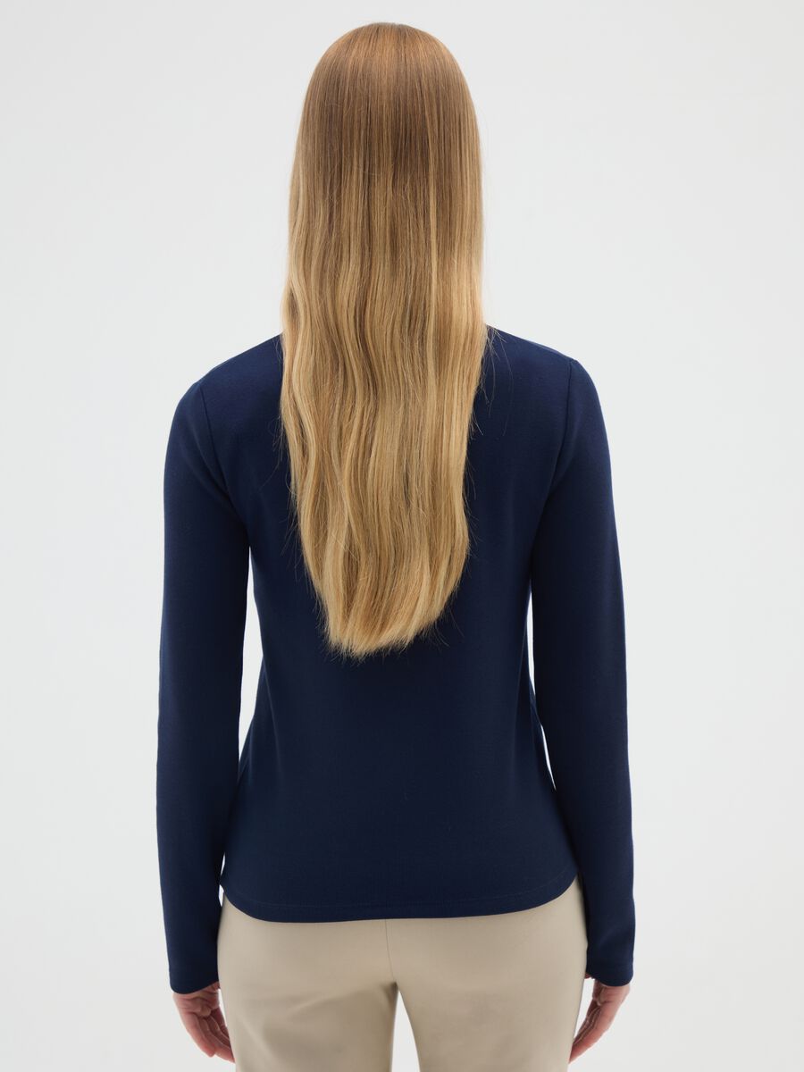 Black Long Sleeve Polo_2