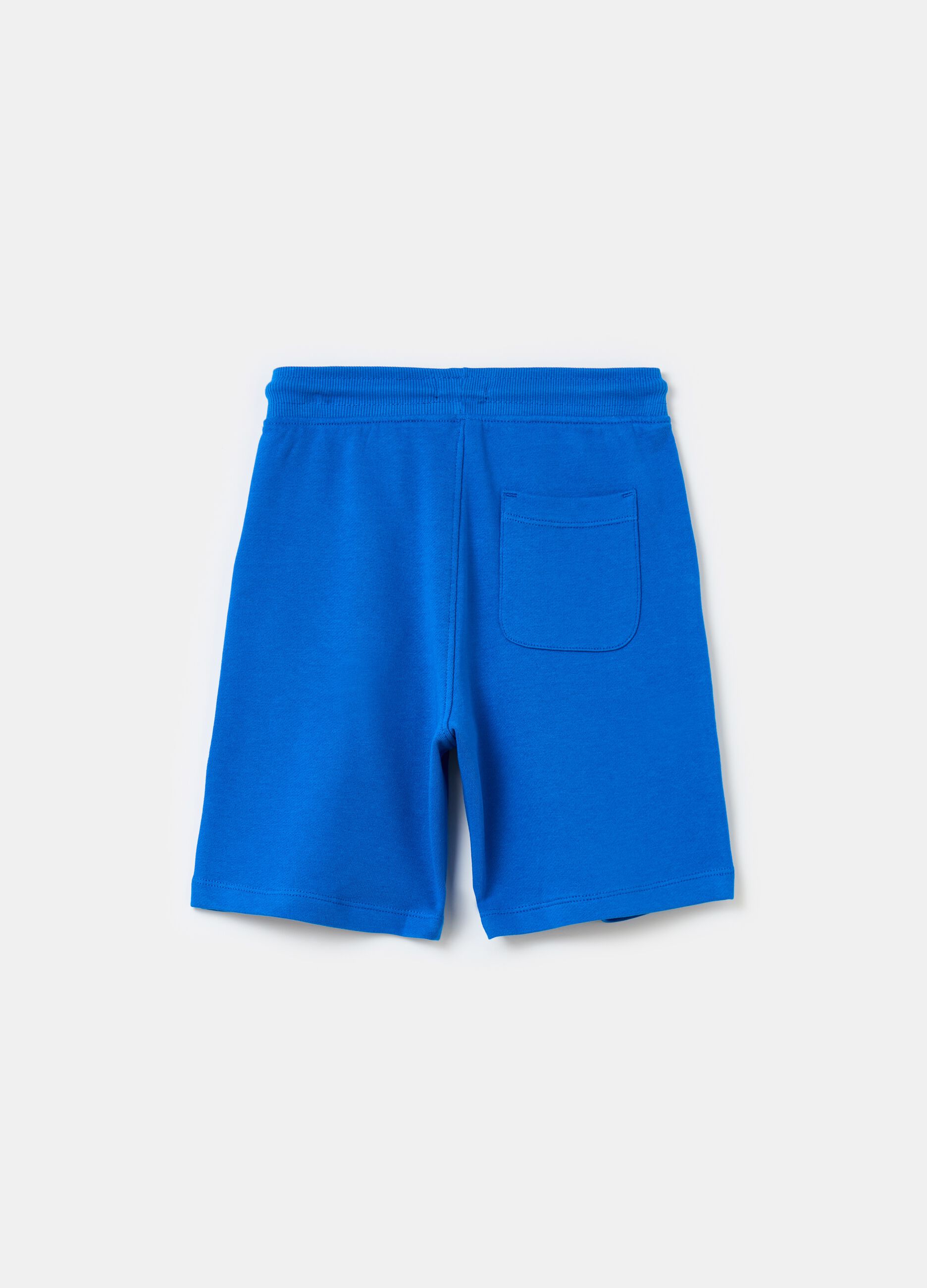 Essential Bermuda shorts in organic cotton fleece