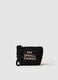 Women's black PVC wallet with zip_0