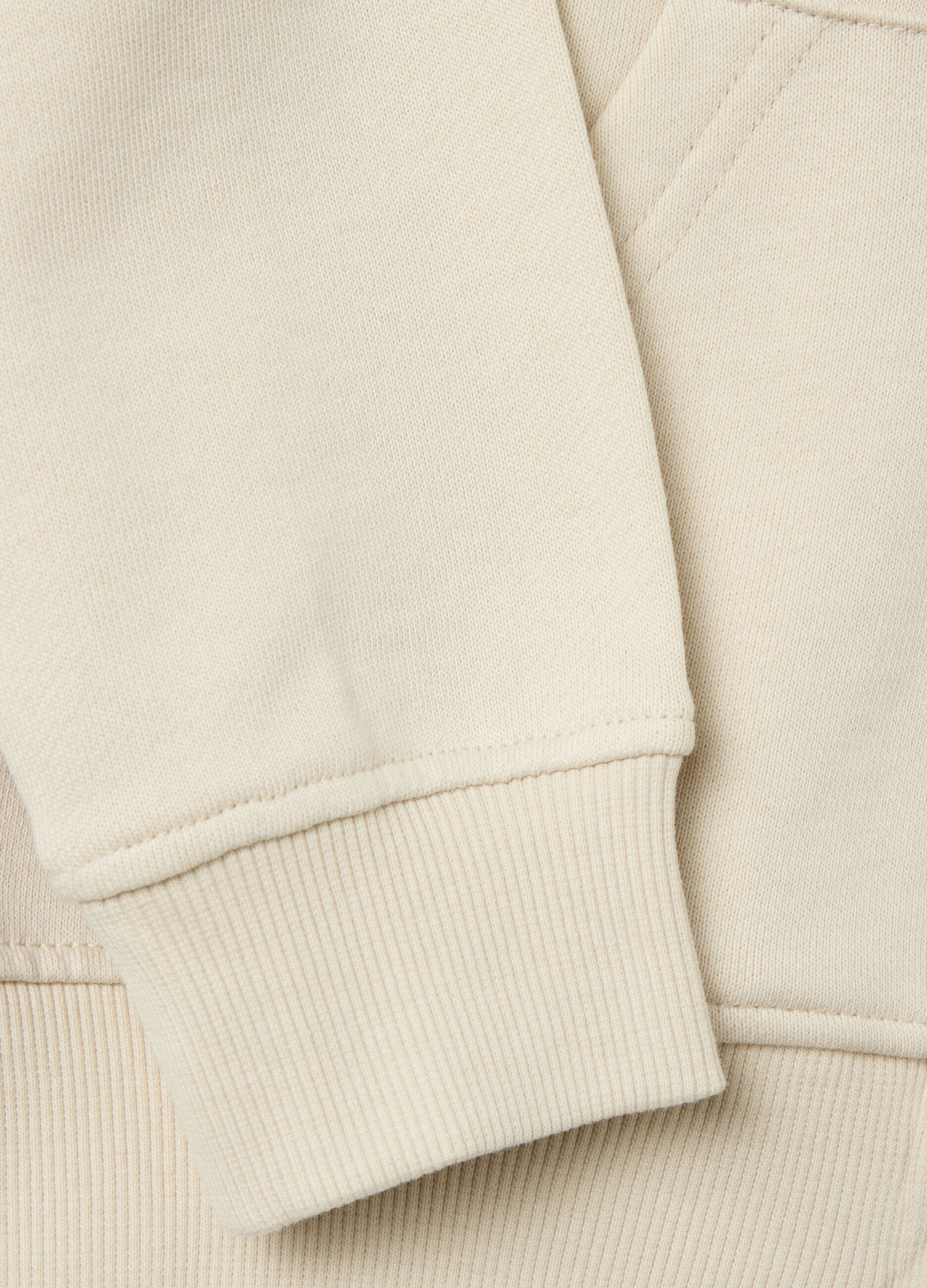 Full-zip in French Terry con cappuccio 