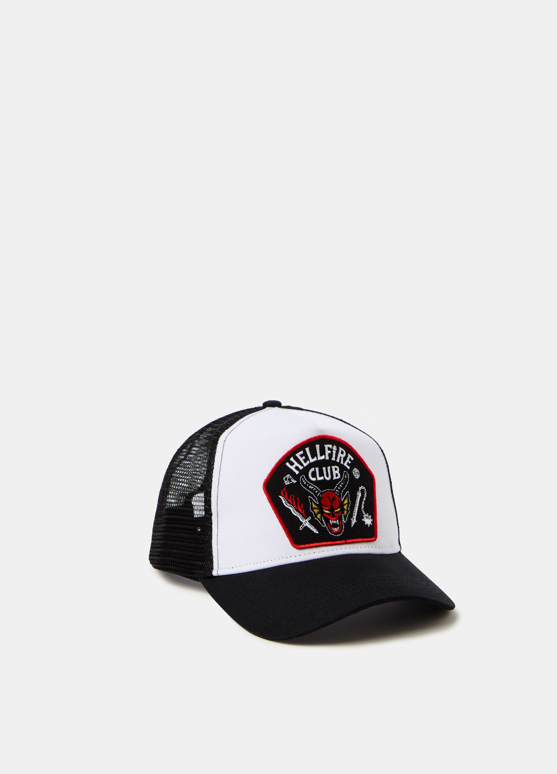 Baseball cap with Stranger Things patch