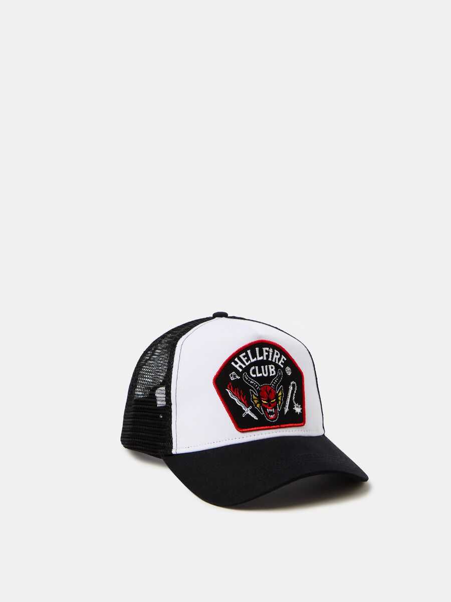 Baseball cap with Stranger Things patch_0