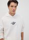 White pure cotton hoodie with Mario Kart print_0