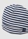 Multicolour striped pure cotton hat for babies_2