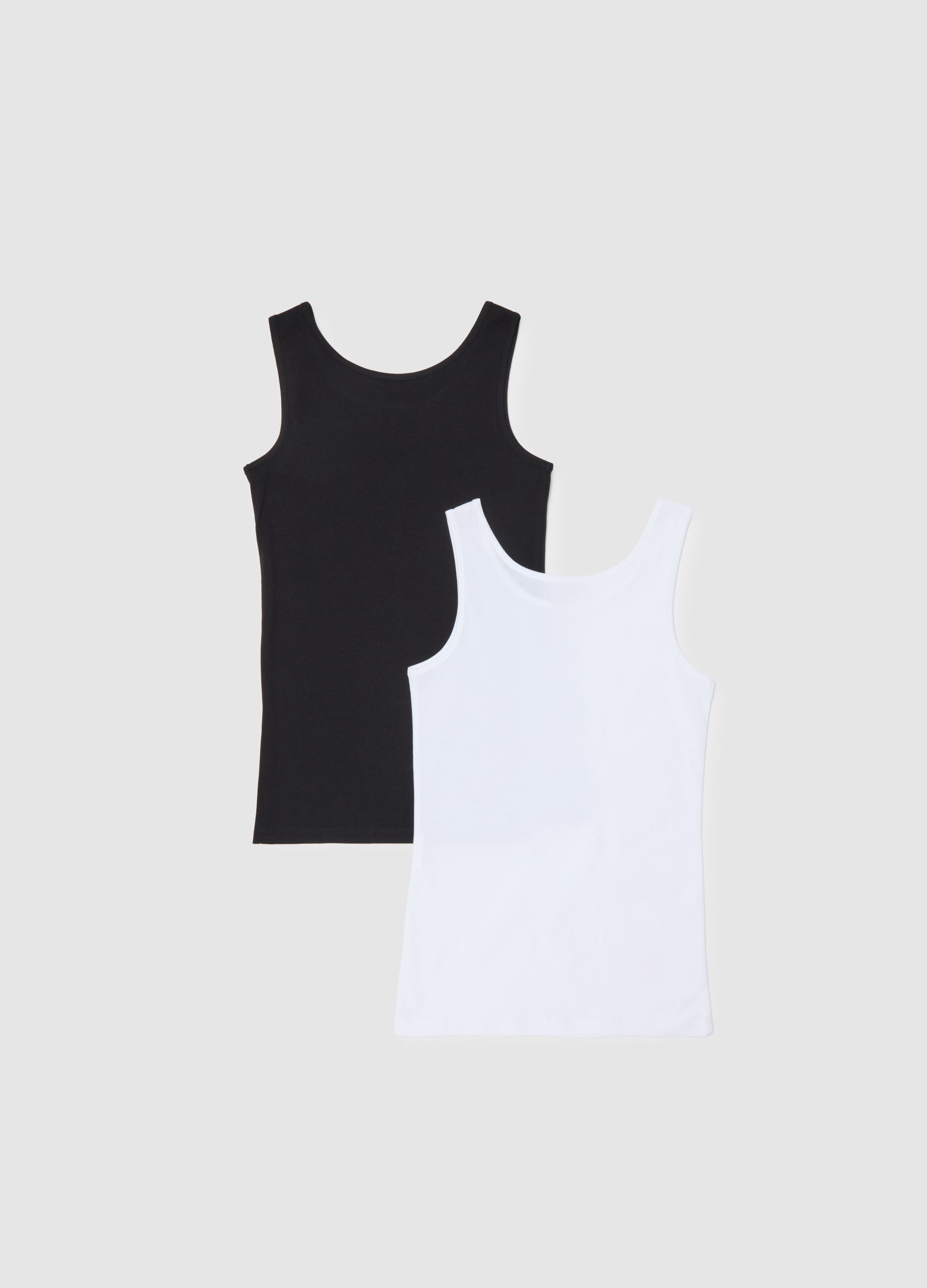 Girls' Multicolour Pure Cotton Regular Fit Vest Twin Pack