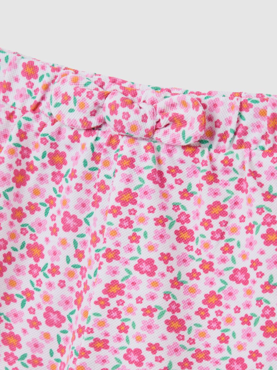 Girls’ trousers in 100% multicoloured cotton with regular fit_2