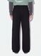 Black pure cotton joggers with elasticated waistband, oversized fit_2