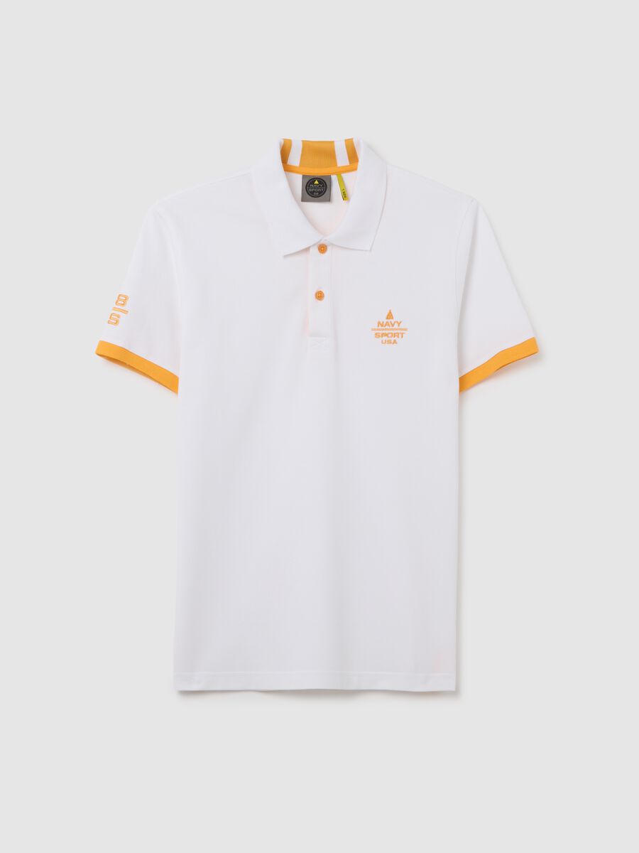 Men's multicolour pure cotton polo, regular fit_4