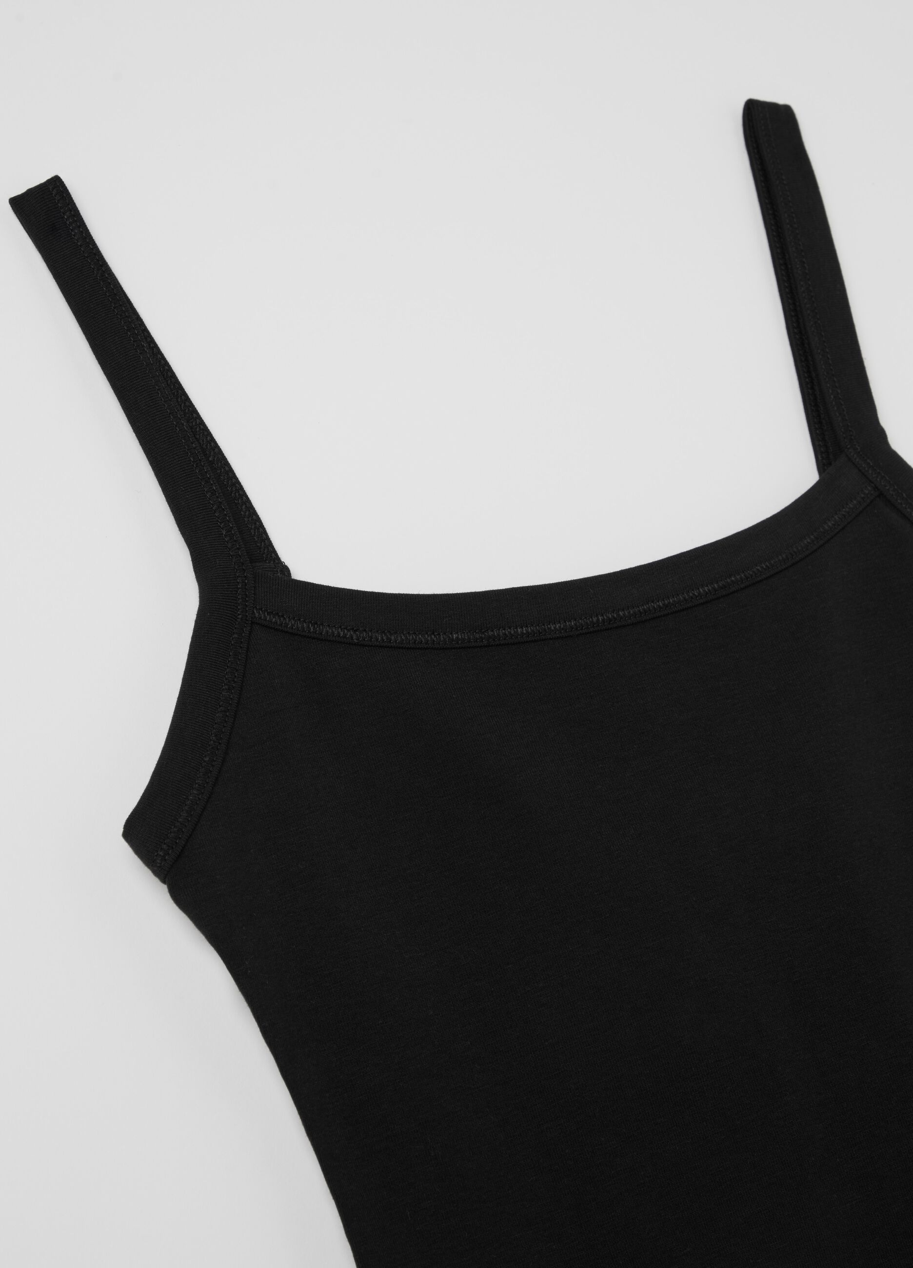 Cotton Stretch Body Black