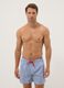 Boxer mare blu a righe con stampa aragoste_0
