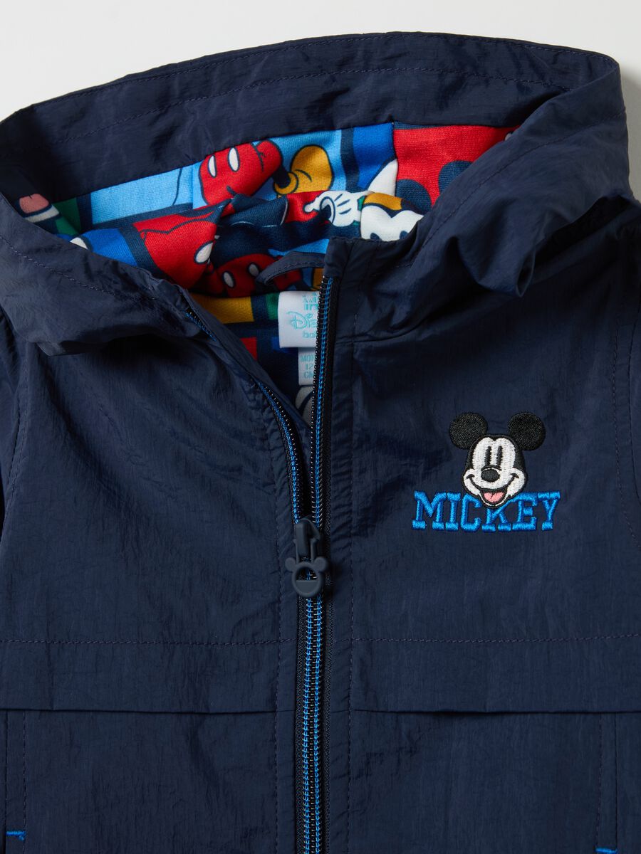 Caban jacket with hood and Mickey Mouse print_2