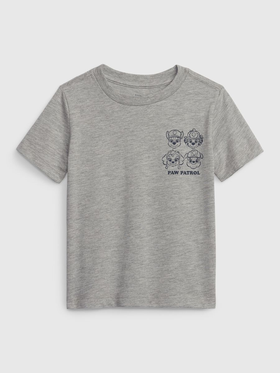 T-shirt con stampa Paw Patrol e logo_0