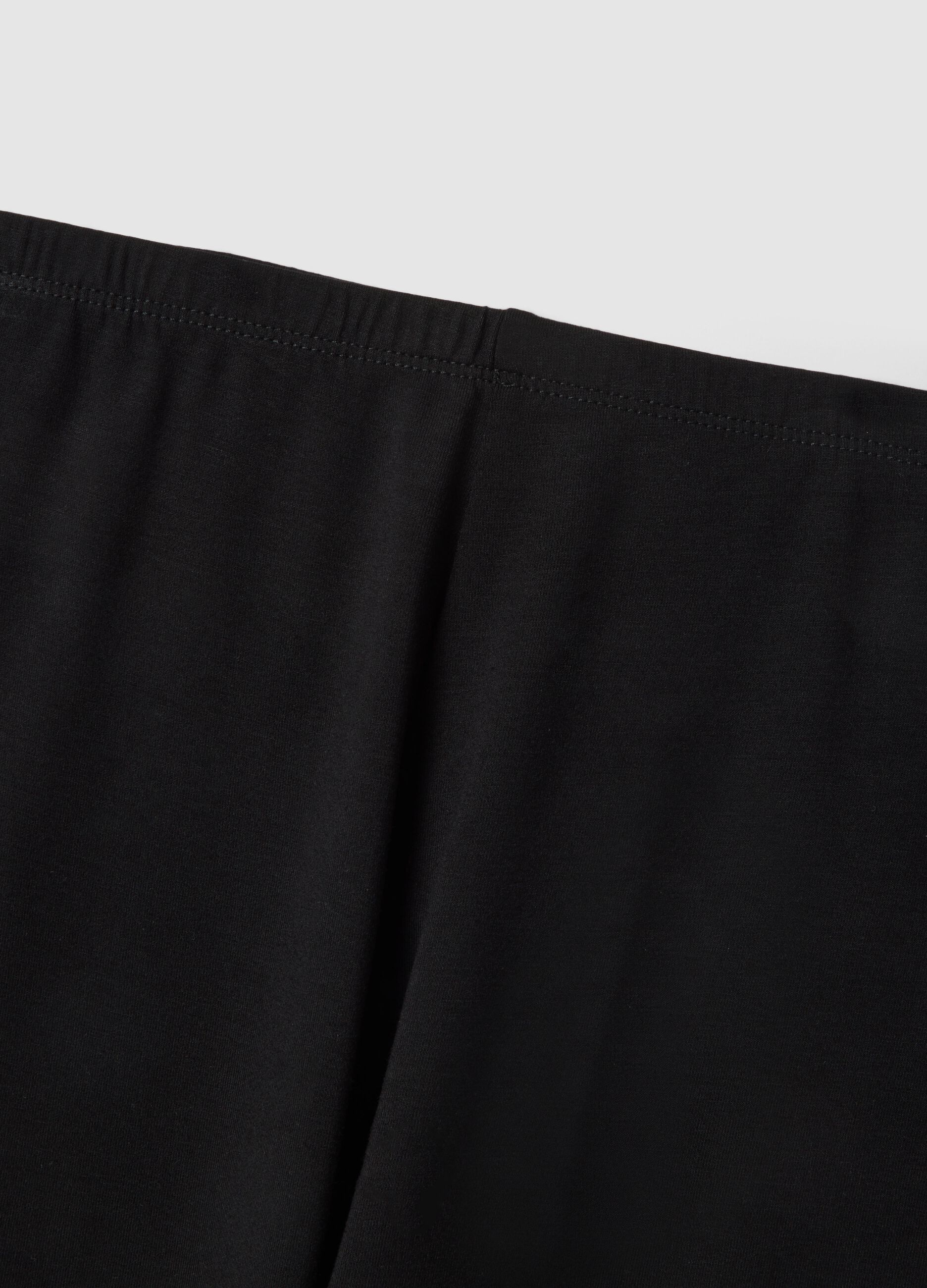 Black Skinny Fit Maternity Leggings in Stretch Viscose