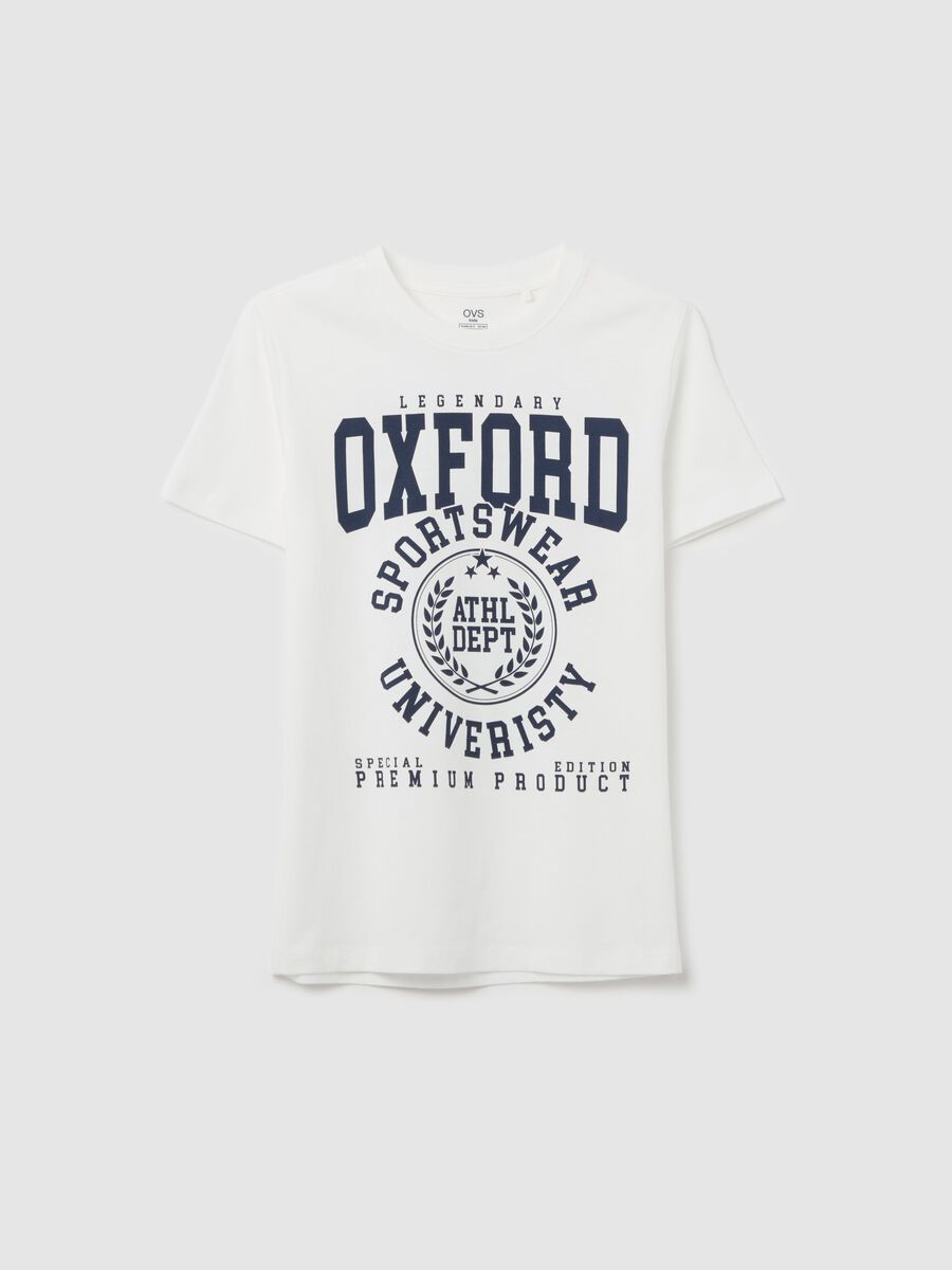 T-shirt in cotton with "Sportswear University” print_3