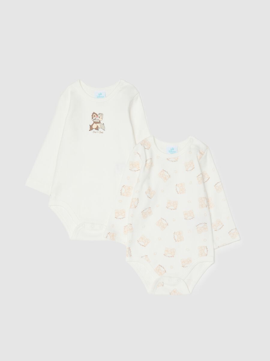 Newborn multicolour pure cotton bodysuit twin pack_0