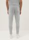 Grey cotton blend jogger trousers regular fit with Everlast logo_2