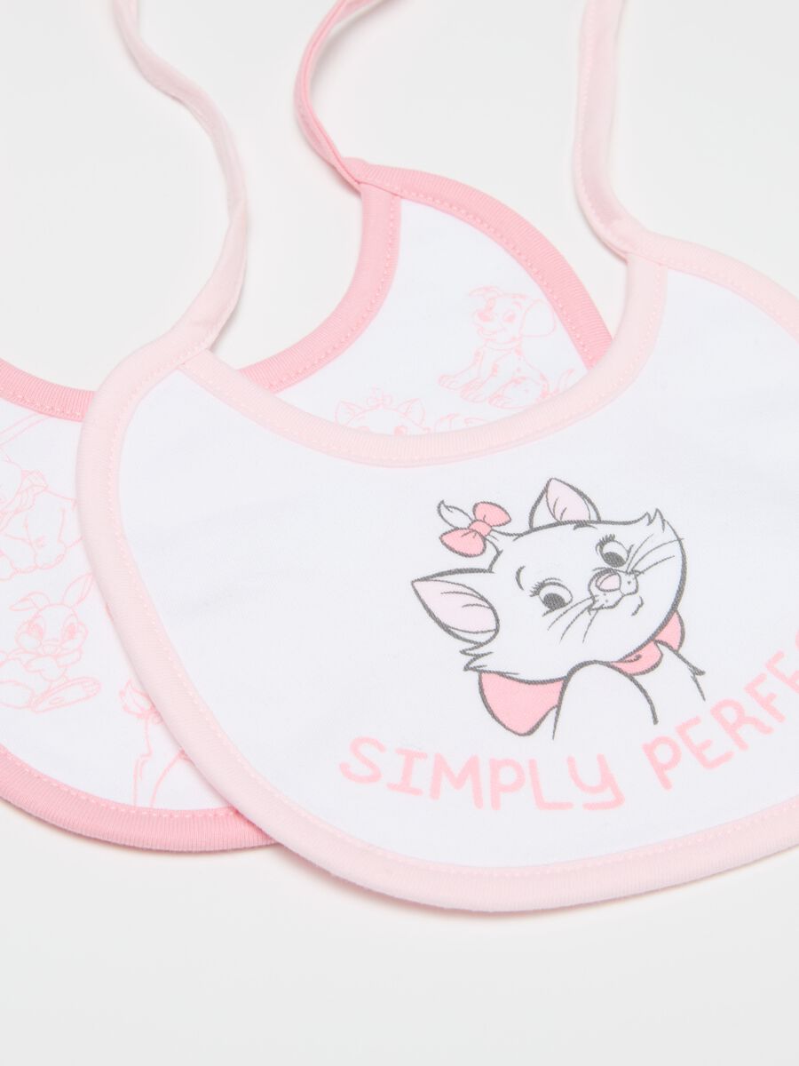 Two-pack bibs with Marie print_1