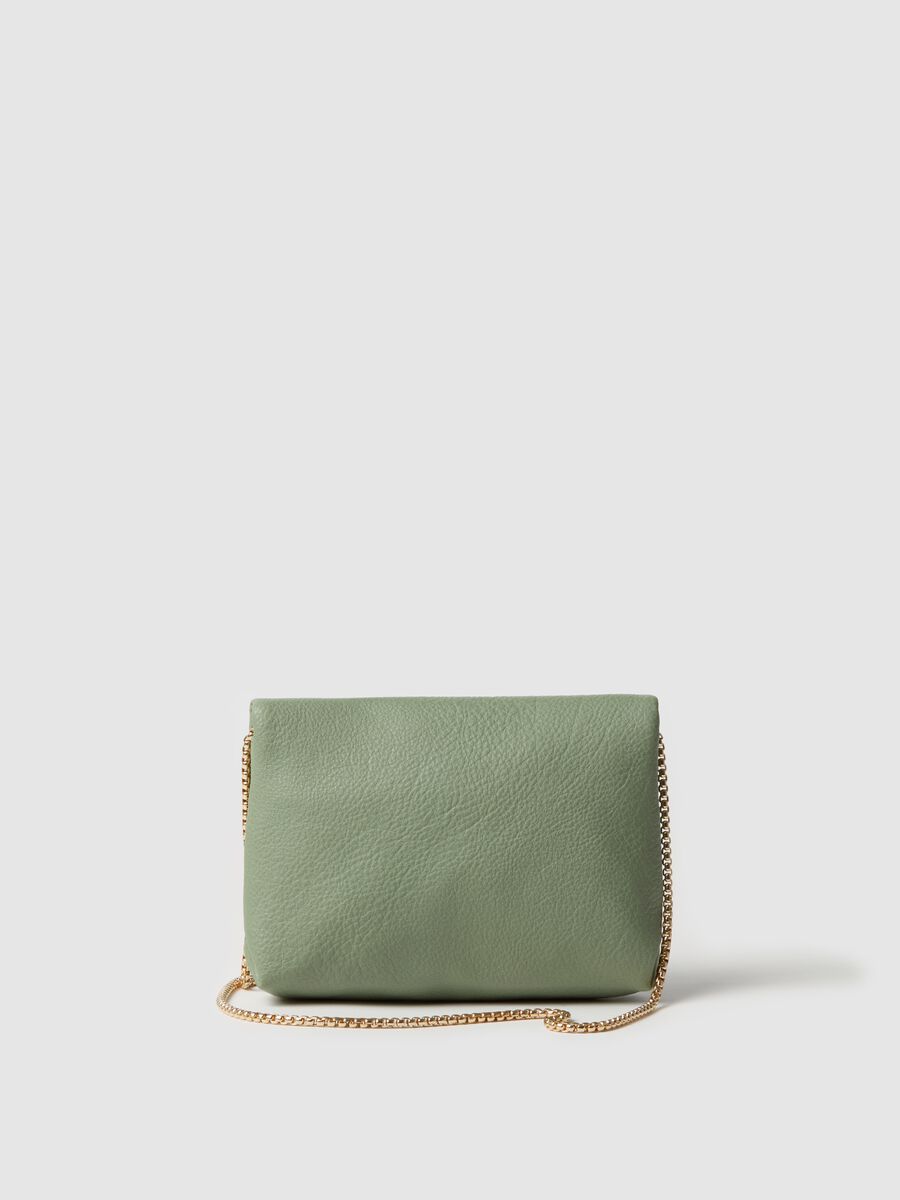 Metallic-effect bag with shoulder strap_1