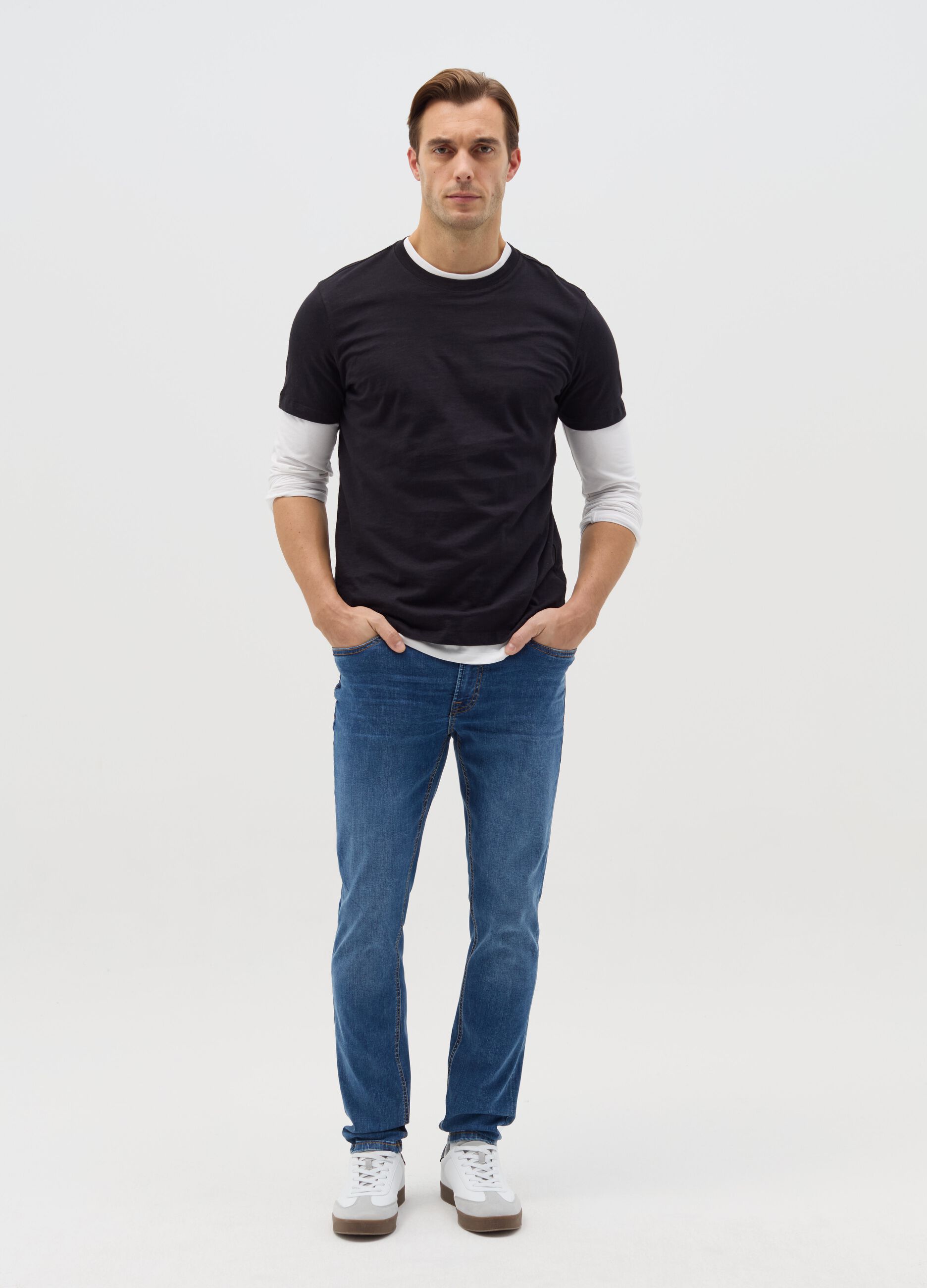 Jeans skinny fit acid wash