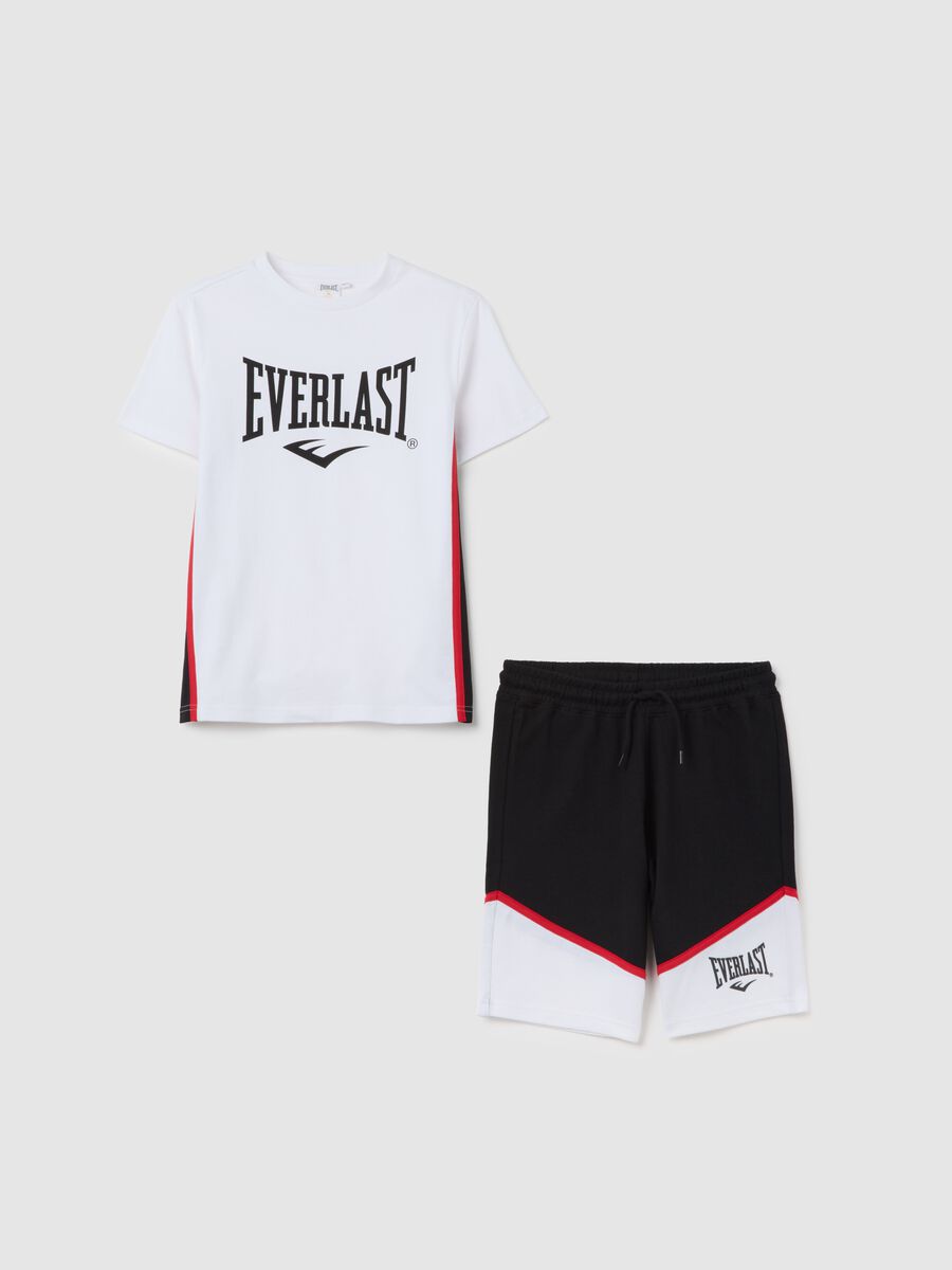 Completo sportivo da ragazzo in puro cotone multicolor regular fit_0