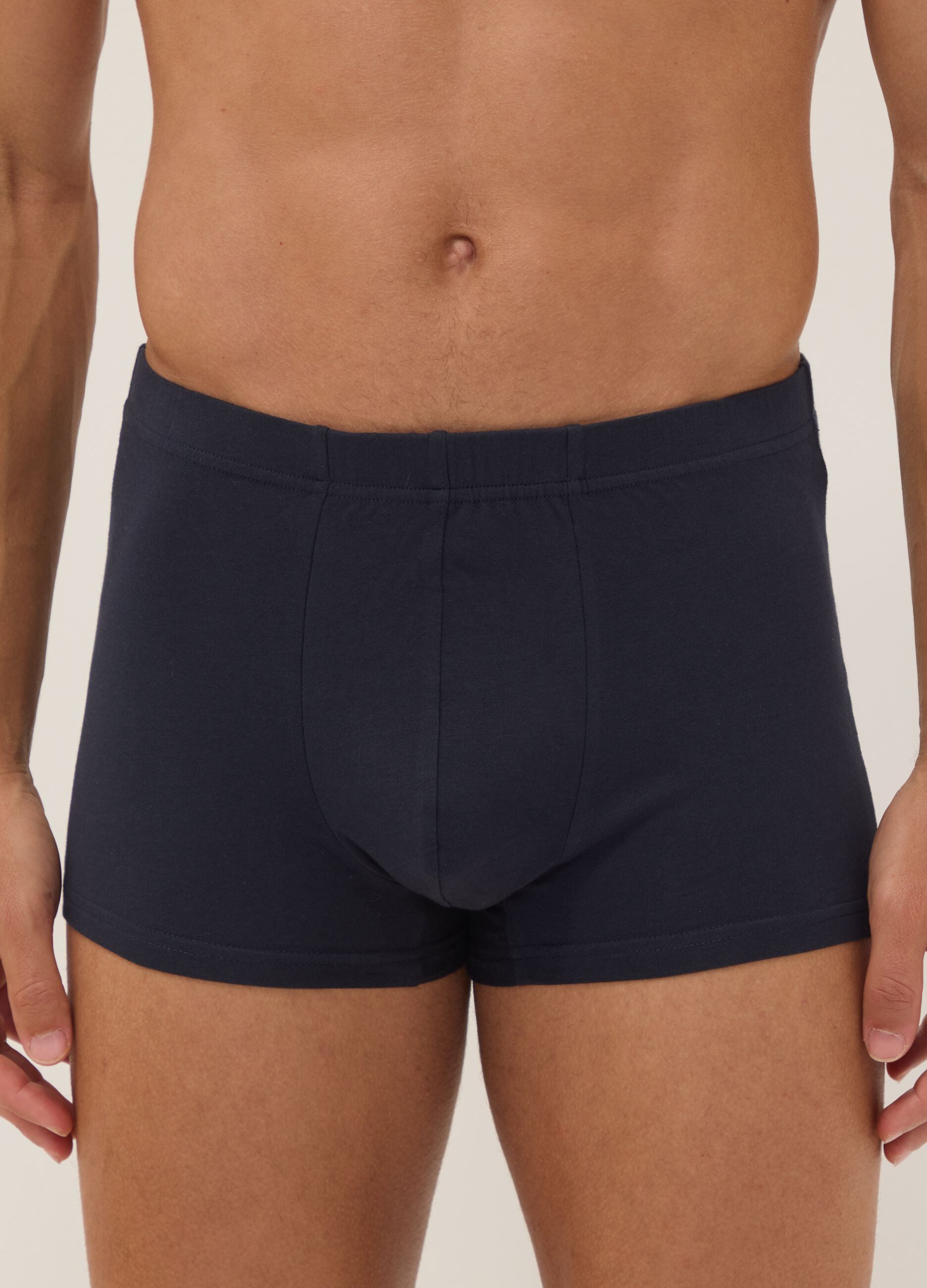 Blue organic cotton boxers