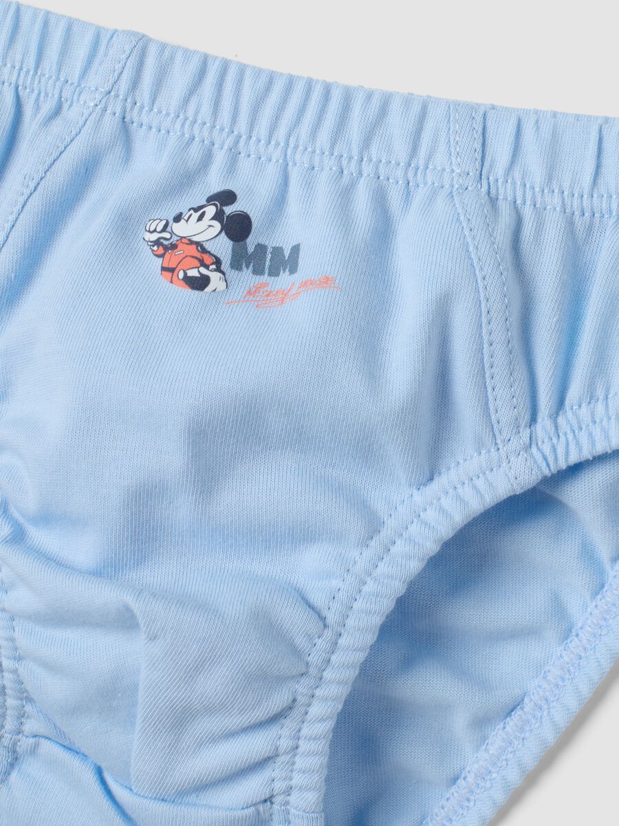 Multipack di cinque slip in puro cotone organico con fantasia Mickey & Friends_2