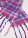 Purple scarf in polyester blend_2