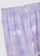 Girls' pure cotton purple pyjamas_2
