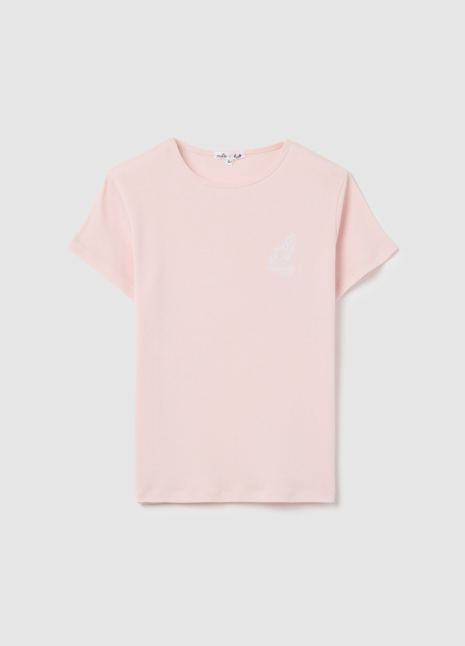 Slim-fit T-shirt in cotton