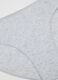 Girls' Grey Stretch Cotton Briefs with Regular Fit_2