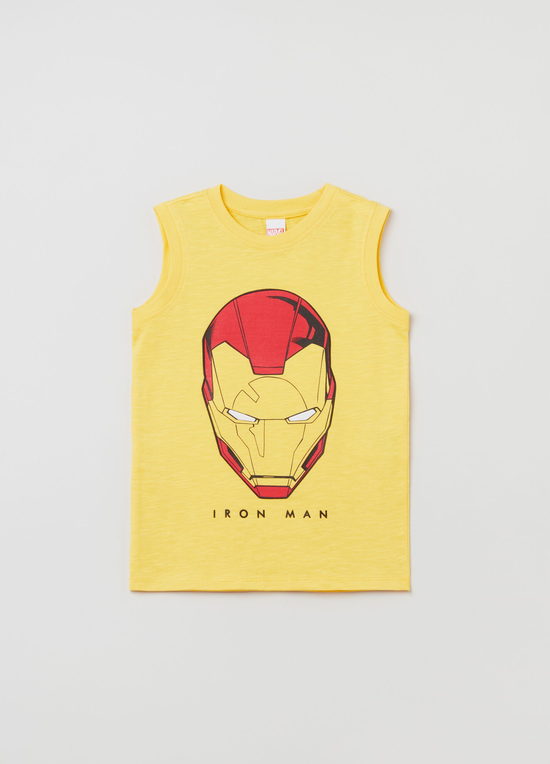 Tank top with Marvel Iron Man print