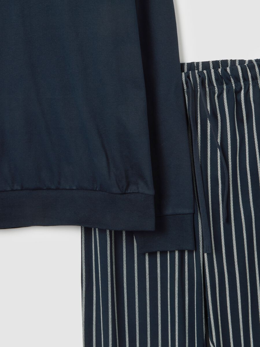 Multicolour pure cotton pyjamas regular fit_5