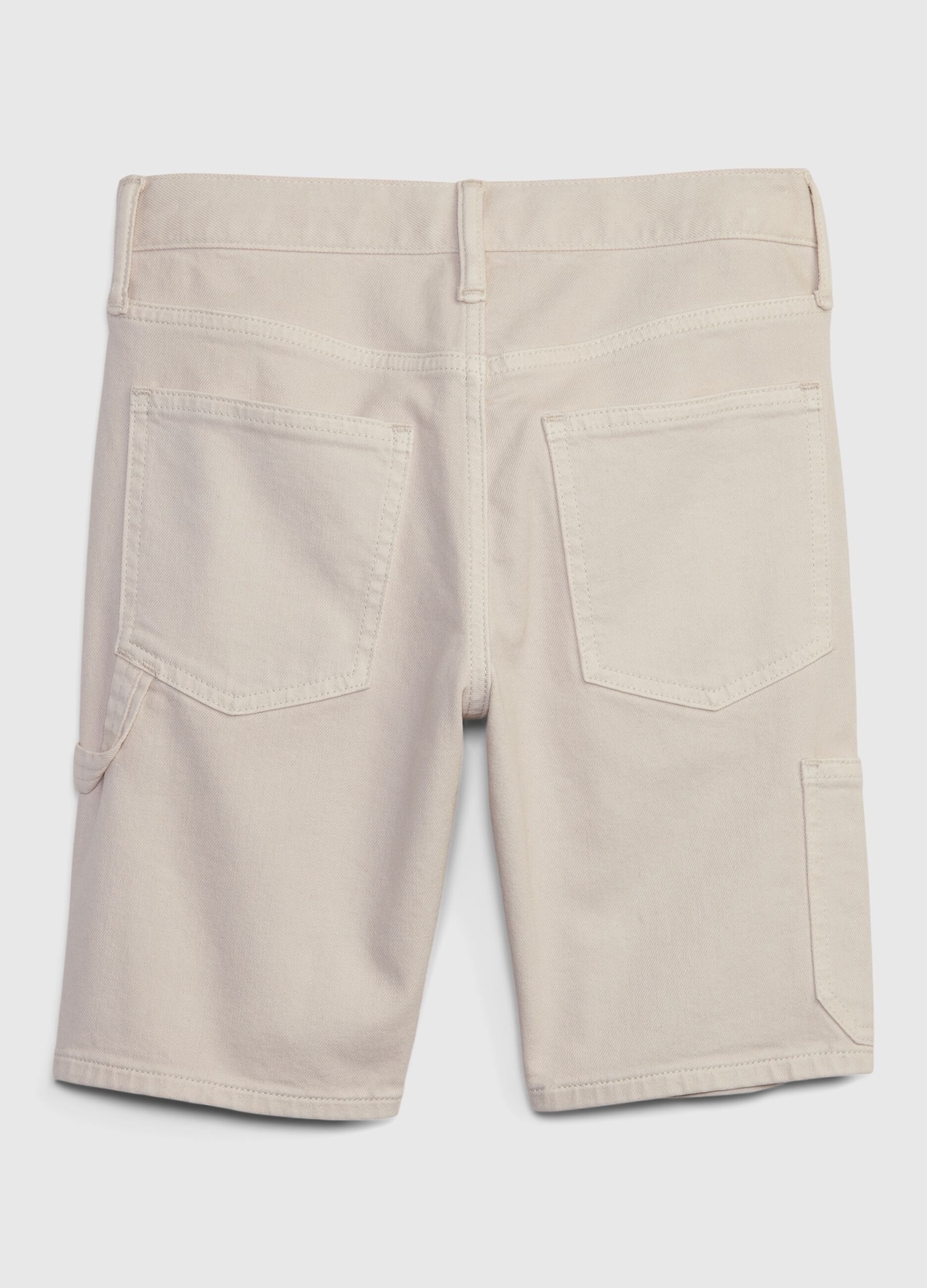 Carpenter Bermuda shorts in twill