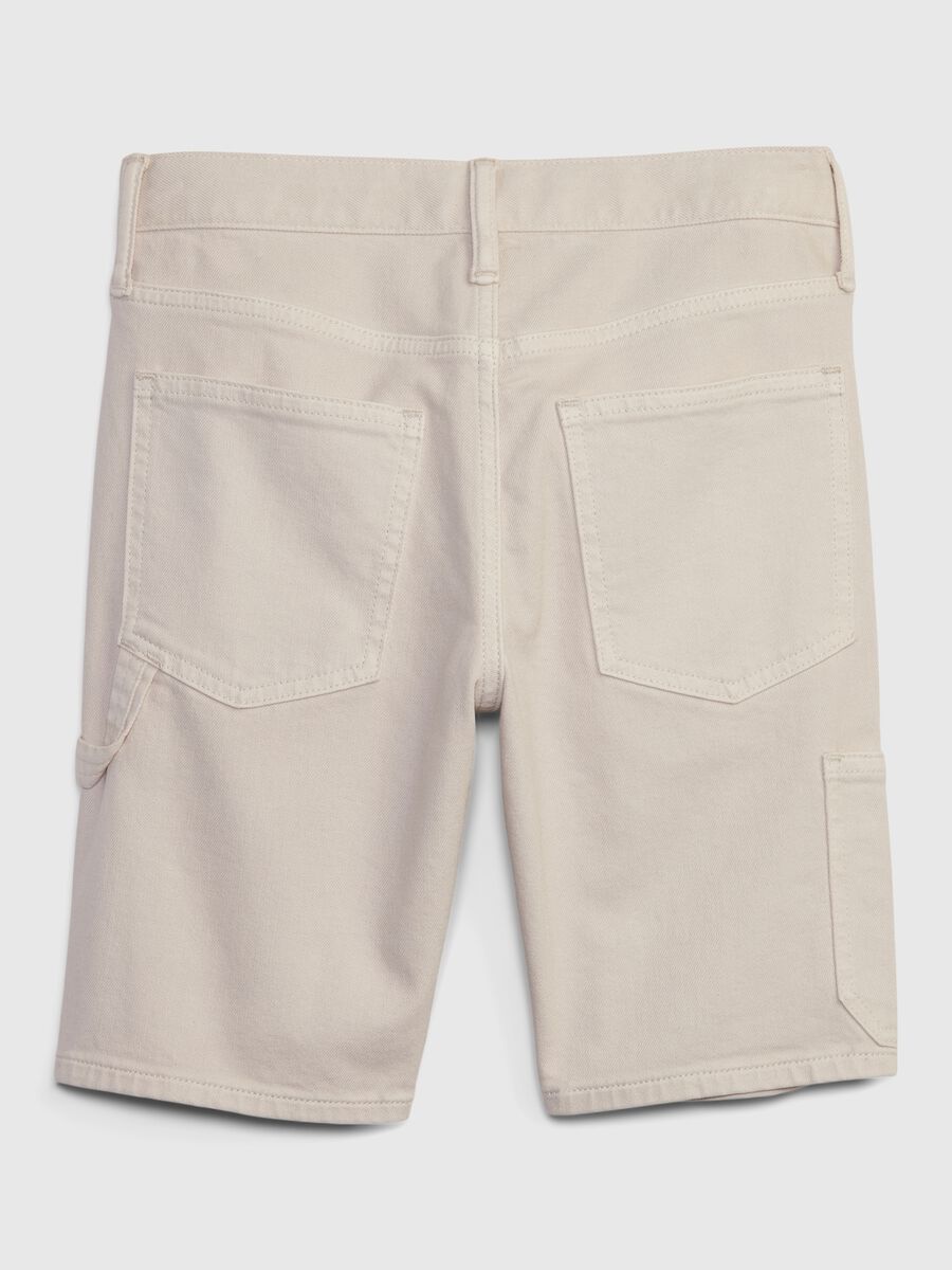 Carpenter Bermuda shorts in twill_1
