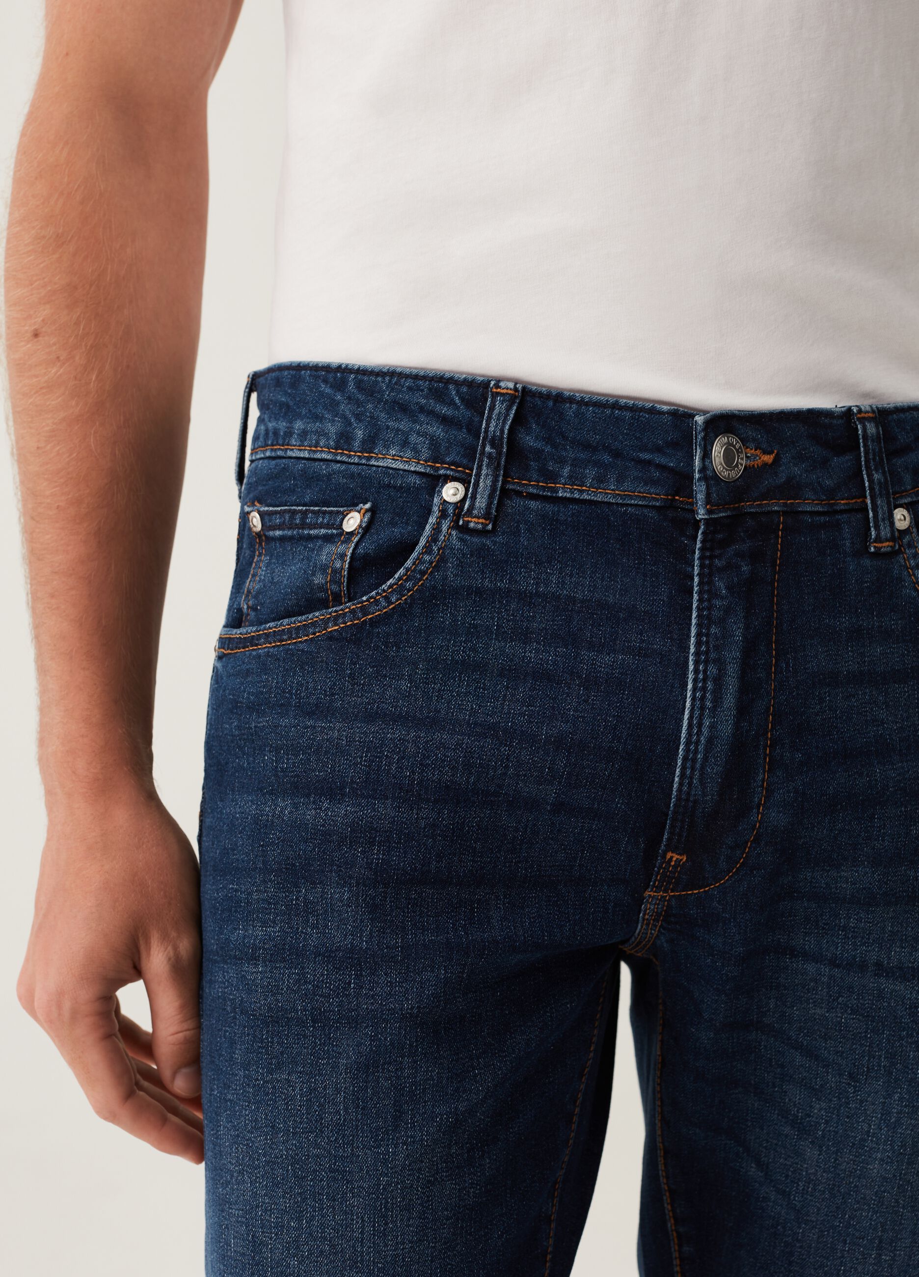 Jeans slim fit cross hatch_3