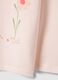 T-shirt a maniche lunghe in puro cotone rosa da bimba con stampe_3