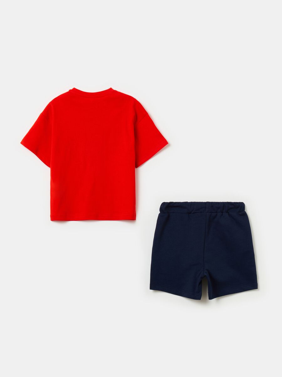 Cotton jogging set with Spidey print_1