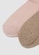 Pack of five multicolour socks in organic cotton blend_2